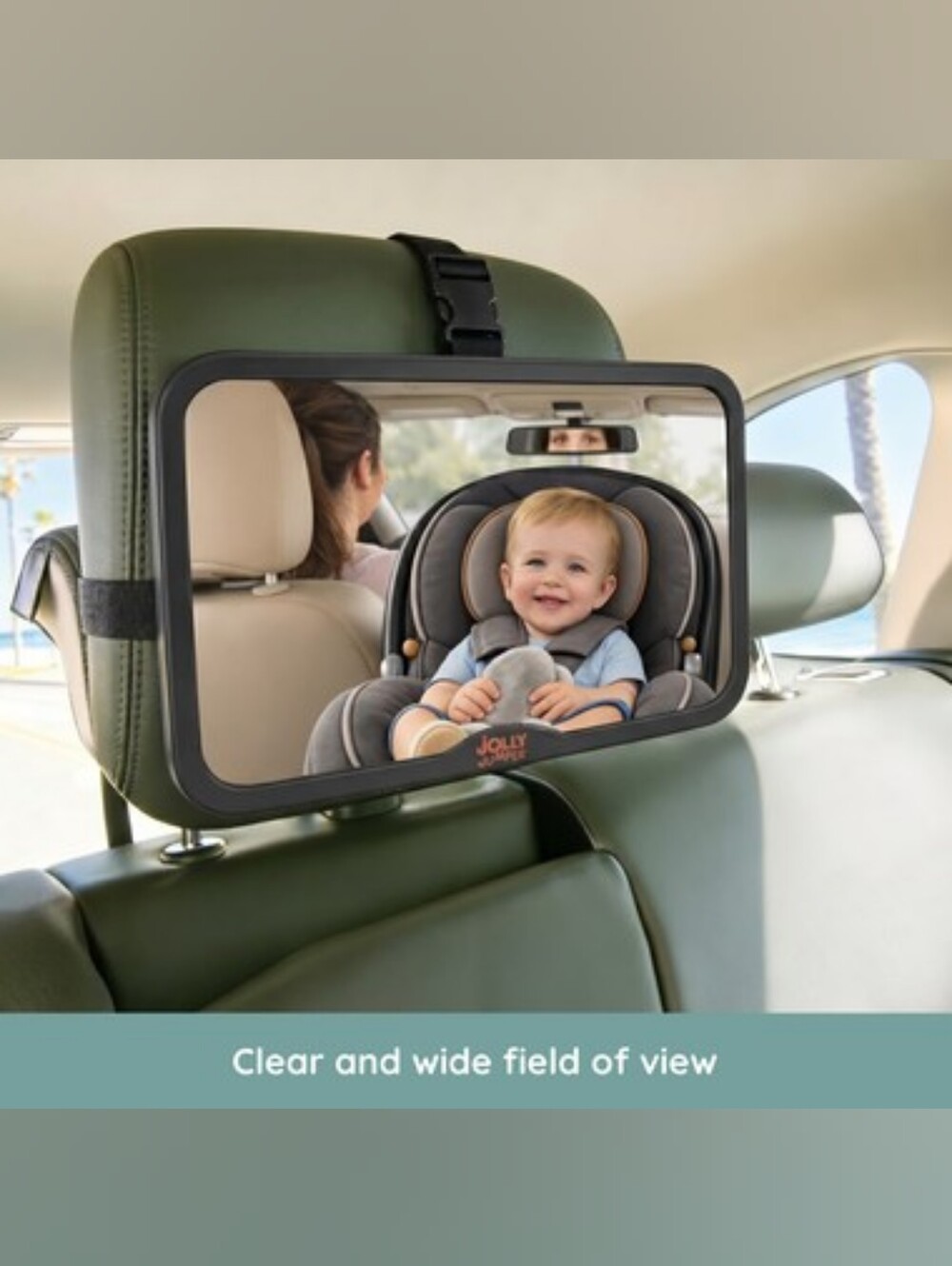 Jolly Jumper - Driver’s Rear Facing Seat Car Baby Mirror